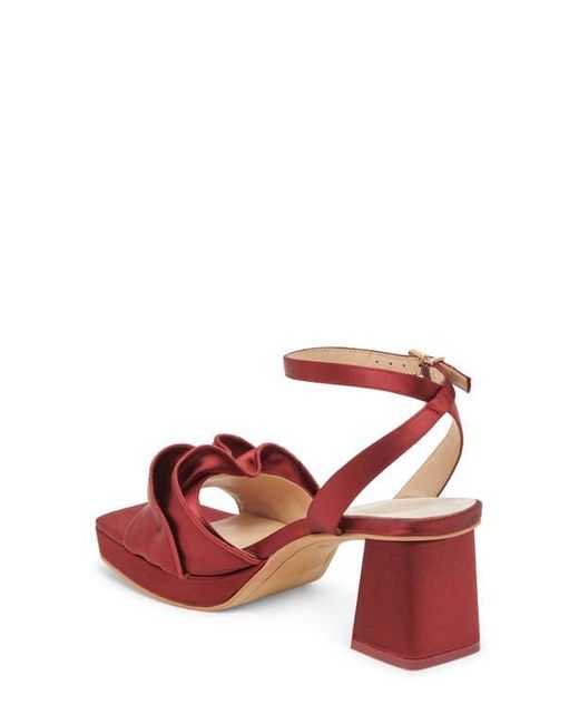 Dolce Vita Red Cheer Platform Sandal