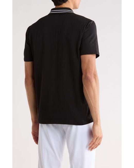 DKNY Black Reyes Polo for men