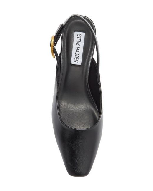 Steve Madden Black Diona Slingback Pump