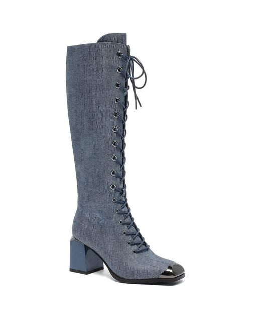 Ninety Union Blue Fuji Cap Toe Boot