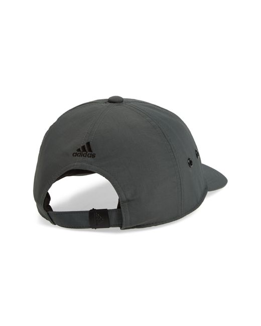 Adidas Black Relaxed Logo Snapback Baseball Cap for men