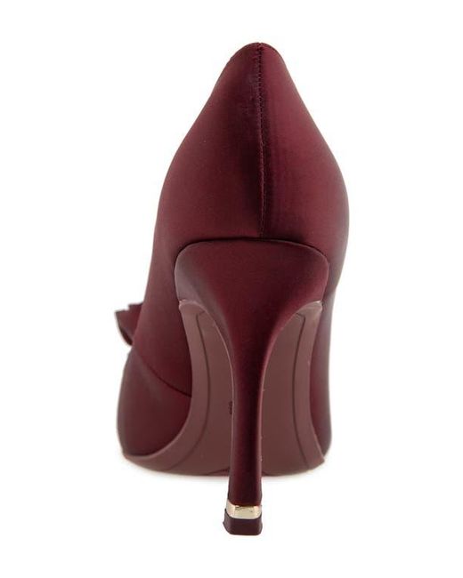 Kenneth Cole Purple Romi Rosette Pointed Toe Pump