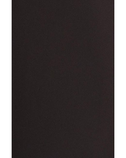 Sam Edelman Black Feather Trim Strapless Minidress