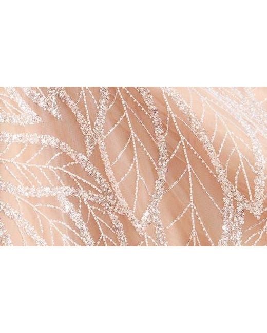 HELSI Vivi Embellished Strapless Cocktail Midi Dress in Pink