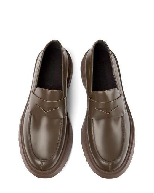 Camper Brown Walden Penny Loafer for men