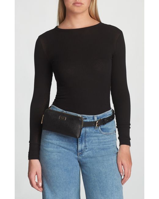 Kate Spade Logo Belt Bag in Black Lyst