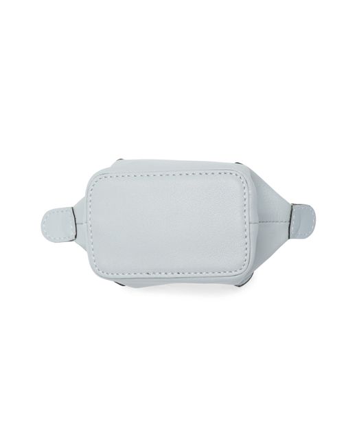Longchamp Metallic Le Pliage Cuir Nano Crossbody Bag