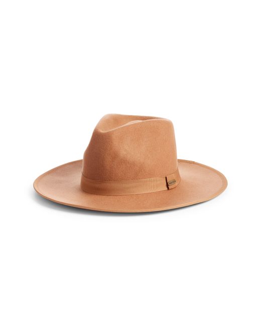 Rip Curl Brown Valley Wool Felt Panama Hat