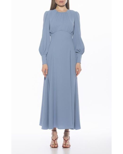 Alexia Admor Yesenia Long Sleeve Empire Waist Maxi Dress in Blue | Lyst Alexia Admor Yesenia Long Sleeve Empire Waist Maxi Dress in Blue | Lyst