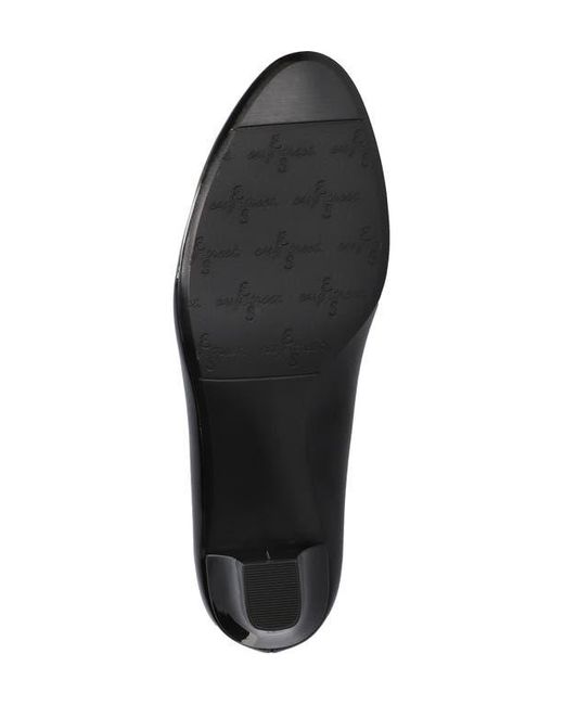 Easy Street Black Ballari Round Toe Pump