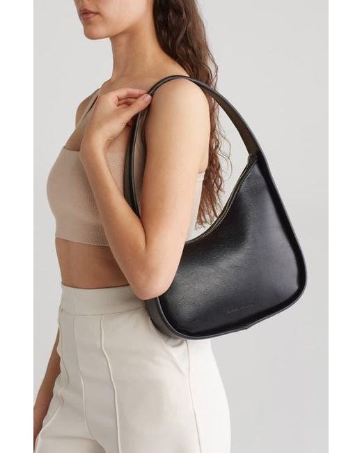 BCBGMAXAZRIA Asymmetric Shoulder Bag in Black | Lyst