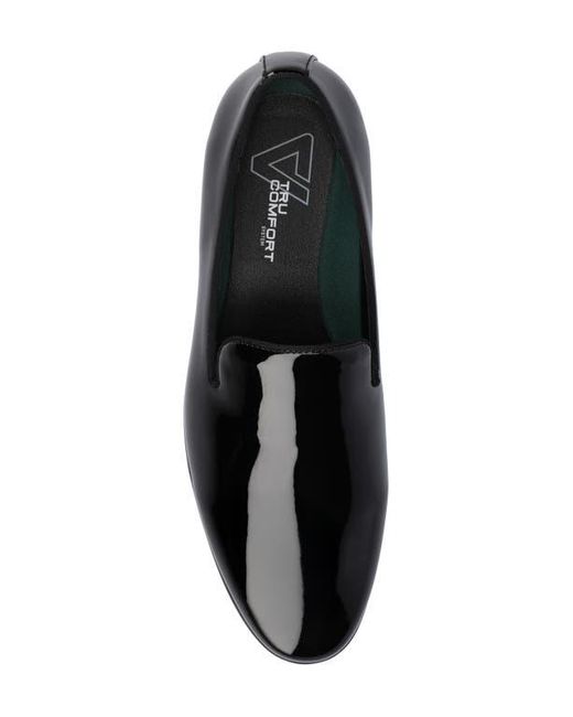 Vance Co. Black Giovanni Plain Toe Loafer for men