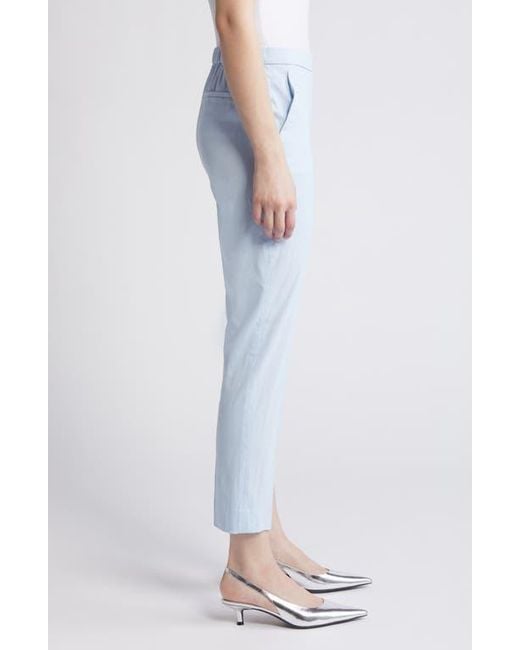 Theory Blue Pull-On Crop Pants
