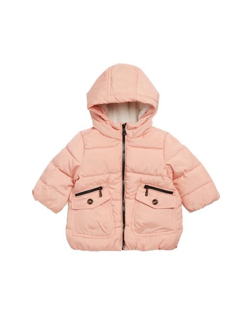 Urban Republic Hooded Puffer Jacket in Pink | Lyst