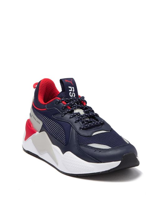 PUMA Leather Rs-x Core in Blue for Men | Lyst