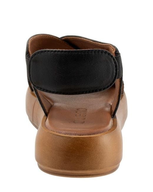BUENO Black Jayden Sandal