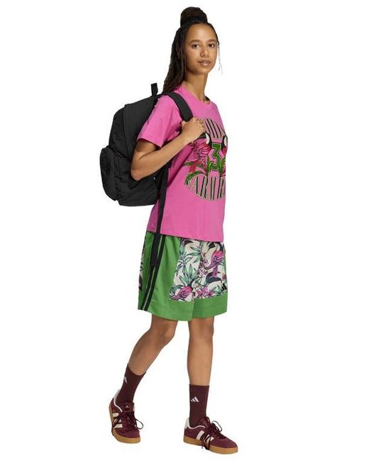 Adidas Pink X Farm Rio Toucan Graphic T-Short
