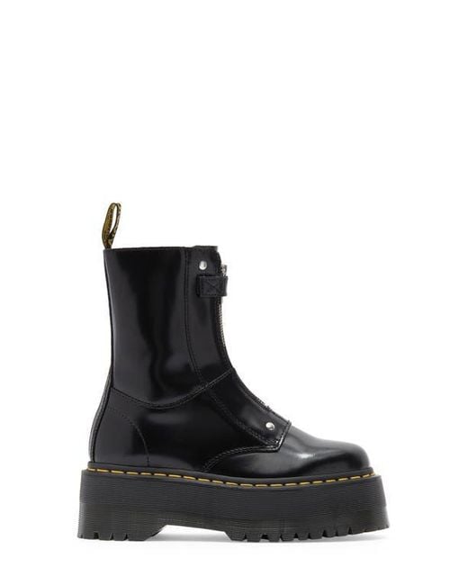 Dr. Martens Black Jetta High Max Zip Boot