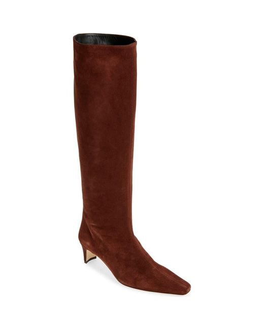 Staud Brown Wally Knee High Boot