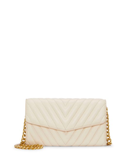 Vince Camuto Natural Theon Quilted Wallet On A Chain