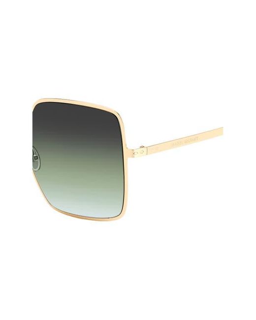 Isabel Marant Green 52Mm Gradient Square Sunglasses