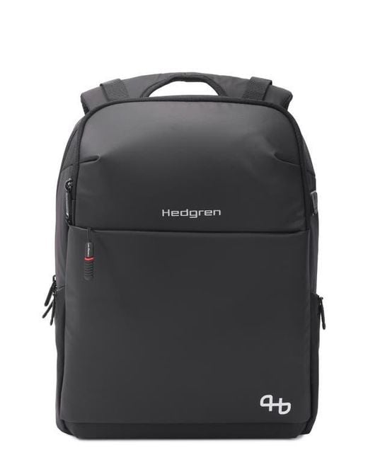 Hedgren Black Tram Laptop Backpack for men