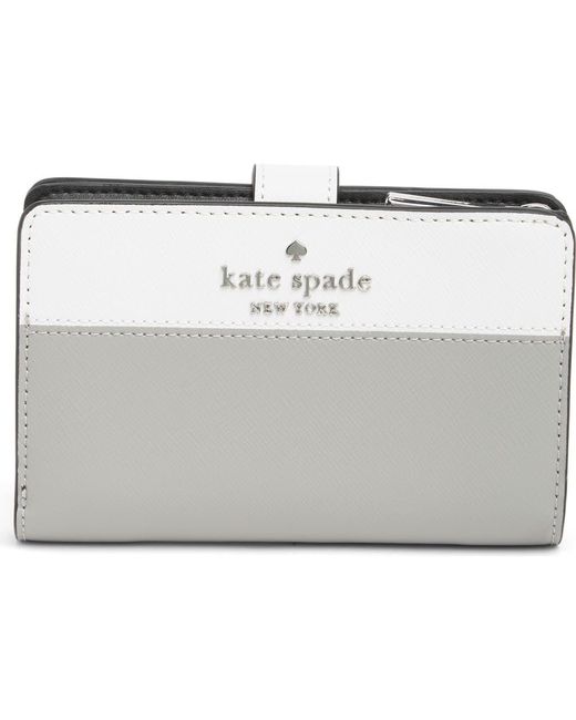 Kate Spade Metallic Staci Medium Compact Bifold Wallet