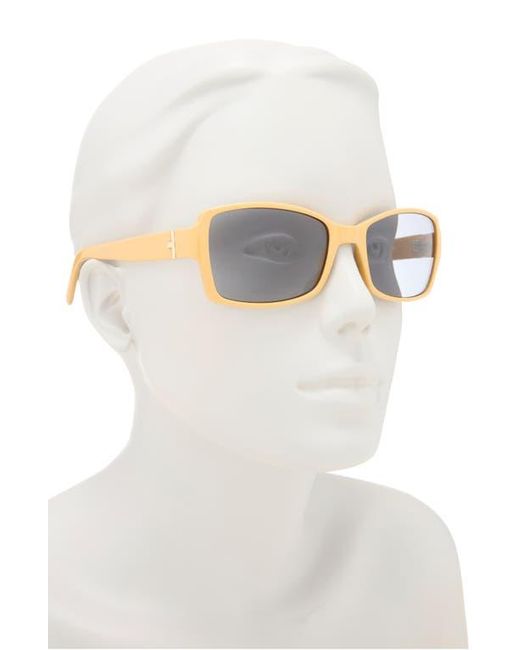 Le Specs Multicolor Trance 56Mm Rectangular Sunglasses