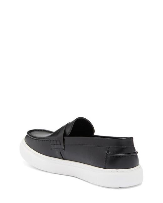 Madden Black Texman Penny Loafer Sneaker for men