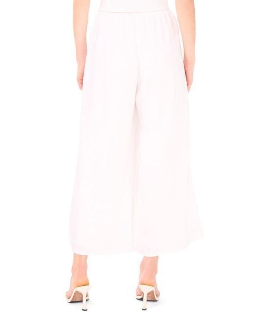 Parker White Flowy Drawstring Pants
