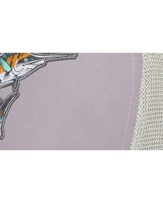 San Diego Hat Gray Fish Patch Trucker Hat for men