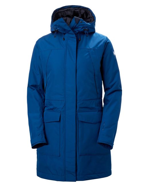 Helly Hansen Frida Hooded Waterproof Insulated Parka Jacket In Deep Fjord  At Nordstrom Rack in Blue | Lyst