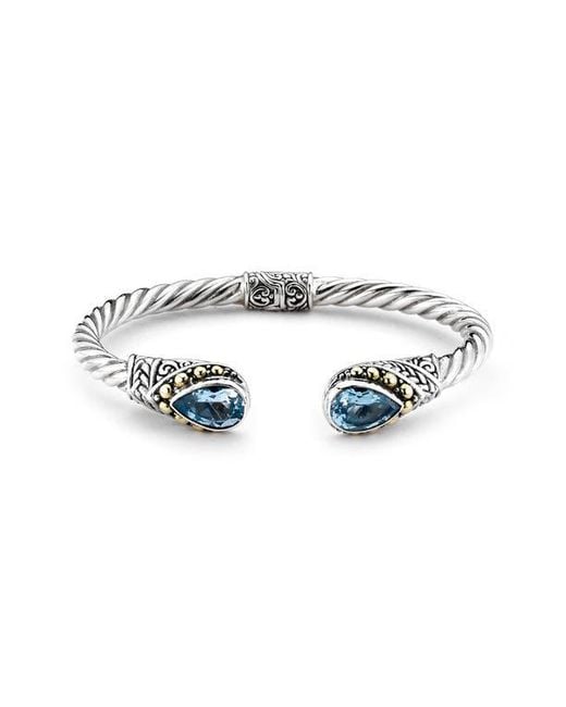Samuel B. Blue Sterling Bangle