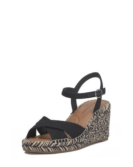 Lucky Brand Black Candyr Platform Wedge Sandal