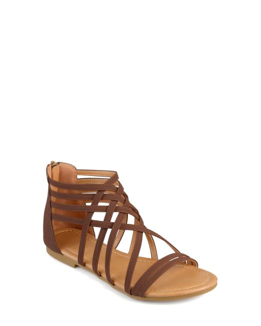 Journee Collection Brown Hanni Sandal