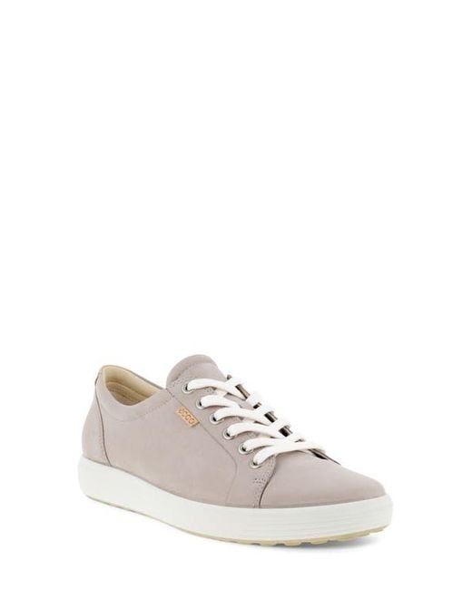 Ecco White Soft 7 Sneaker