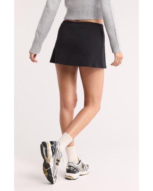 Abound Black Knit Miniskort