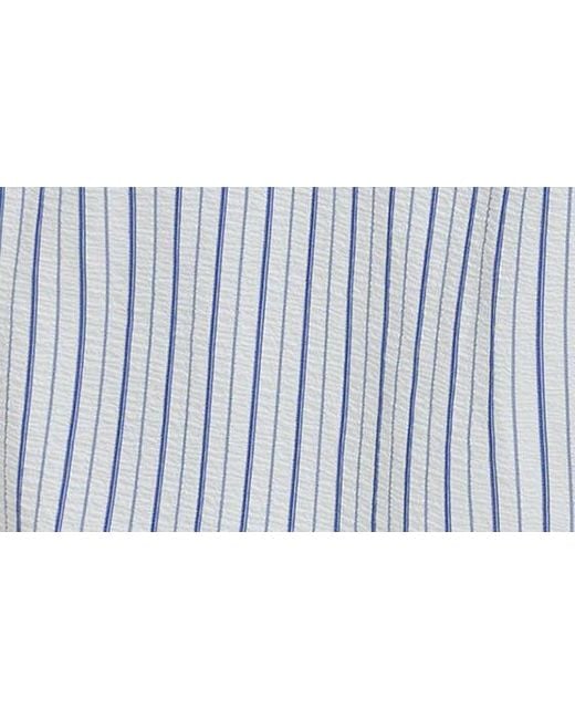 Calvin Klein Multicolor Stripe Gauze Shirtdress