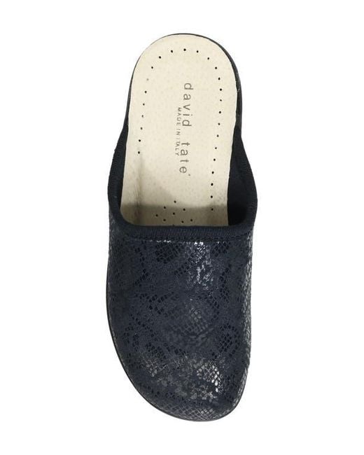 David Tate Black Electra Clog
