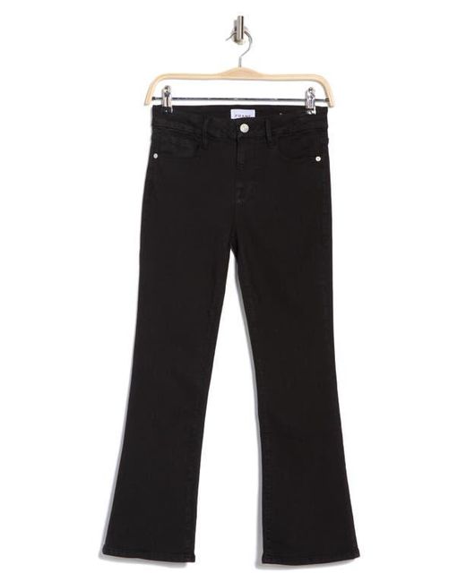 FRAME Black Le Crop Bootcut Jeans