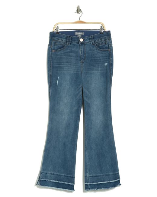 Democracy Blue 'ab' Technology Flare Jeans