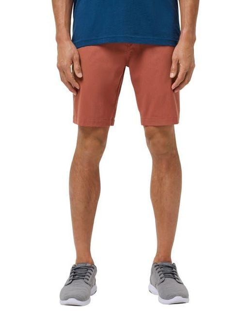 Travis Mathew Blue Step Dance Ripstop Shorts for men