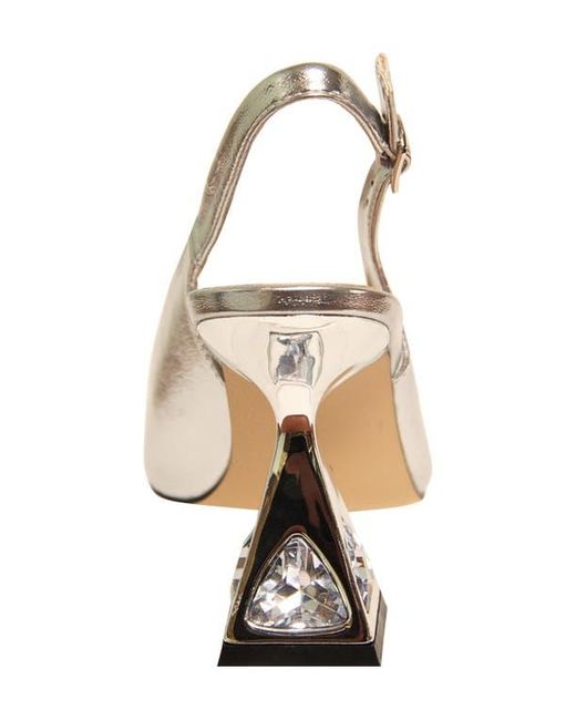 Lady Couture White Mistic Slingback Pump