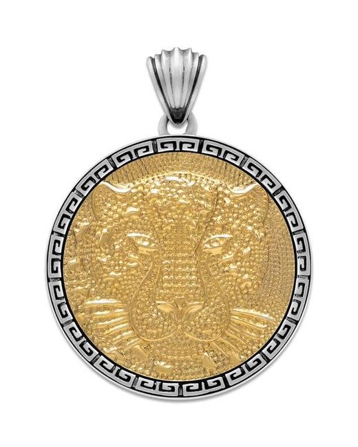 Samuel B. Metallic Leopard Pendant