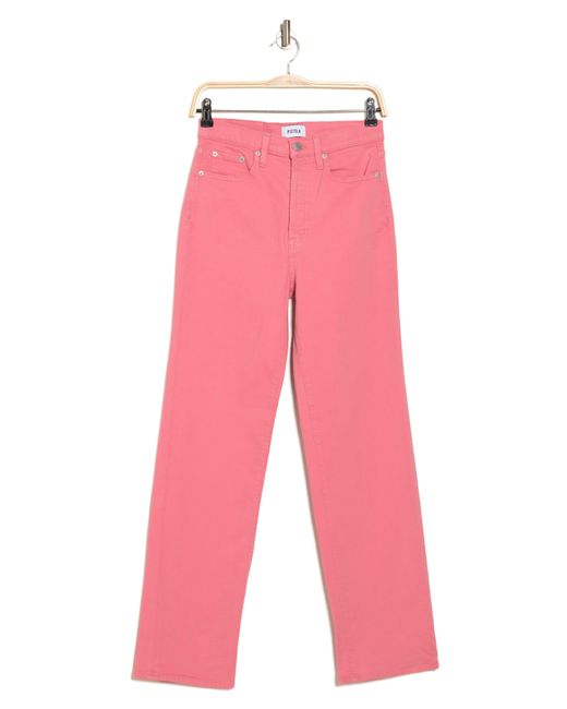Pistola Pink Cassie High Waist Straight Leg Jeans