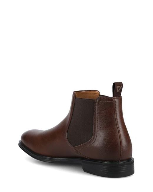 Vance Co. Brown Josiah Chelsea Boot for men