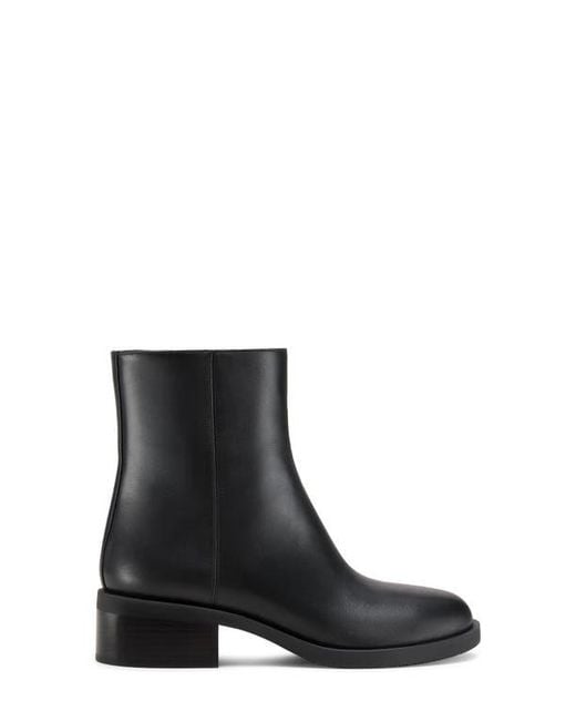Stuart Weitzman Black Sully Zip Bootie