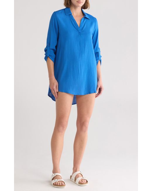 Nordstrom Blue Everyday Flowy Cover-up Tunic