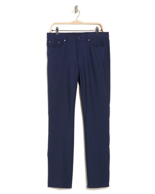 Greg Norman Blue 5-pocket Golf Pants for men