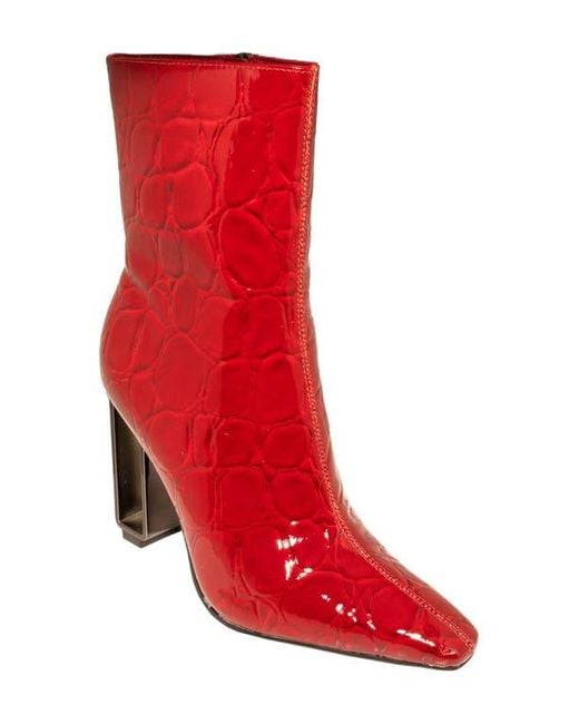 Ninety Union Red Palladium Square Toe Boot